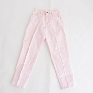Vintage Chic Pink Barbie Tapered Leg  Denim Jeans
